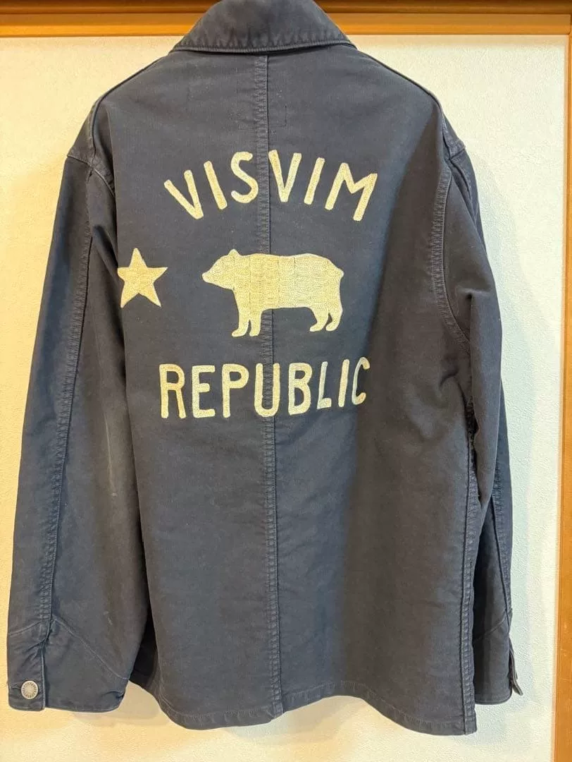 visvim COVERALL DMGD G.CORDS — front
