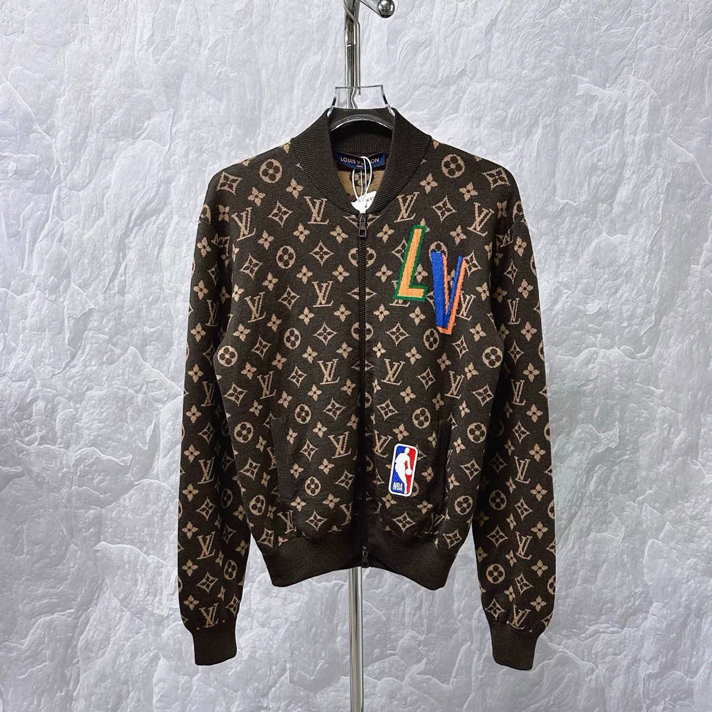 Louis Vuitton NBA Monogram Knit Jacket