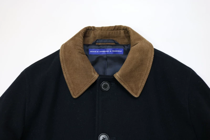DENIM BY VANQUISH & FRAGMENT Casual Wool Coat — detail