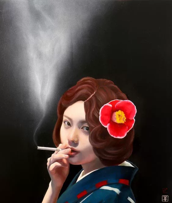 Yohji Yamamoto 21SS Smoking Woman White Shirt — label