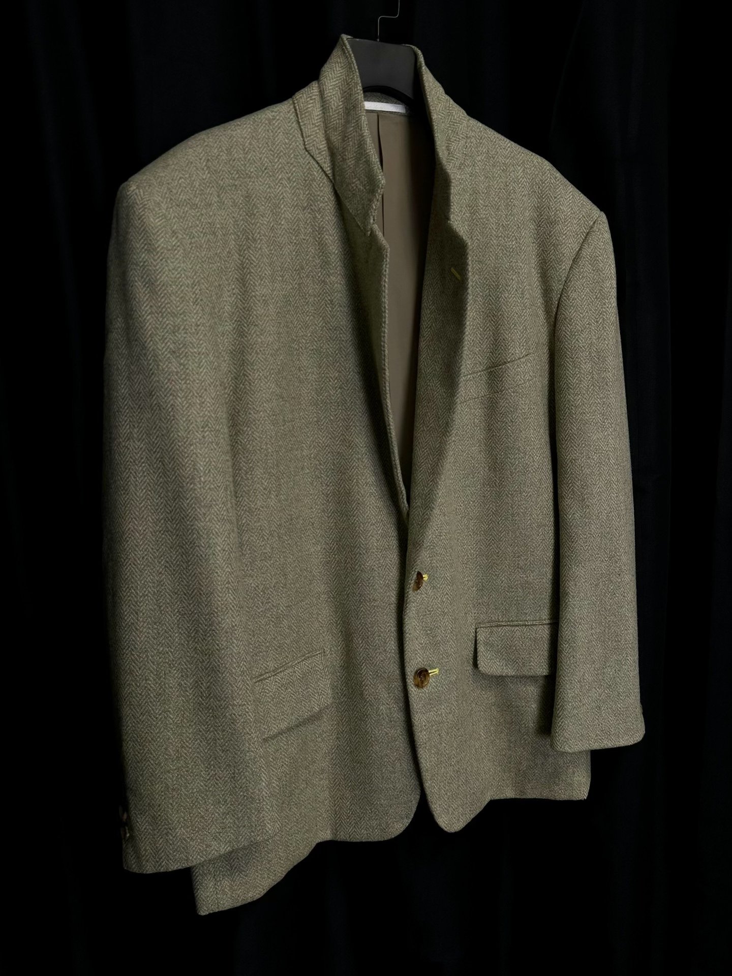 Comme des Garçons 91AW Reversible Wool Coat — label