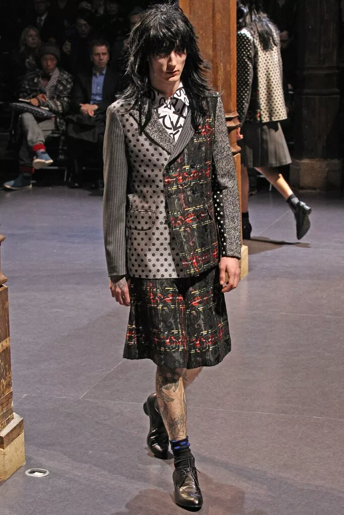 Comme des Garçons FW2012 Patchwork Runway Coat