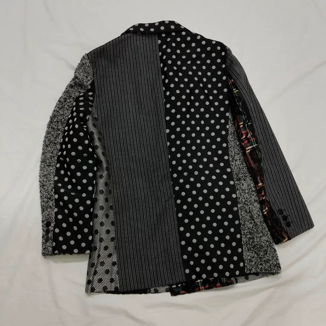 Comme des Garçons FW2012 Patchwork Runway Coat — label