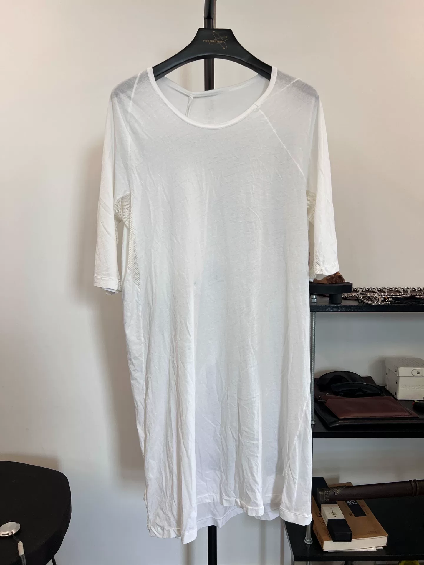 Boris Bidjan Saberi 11by BBS Camo Mesh T-Shirt — front