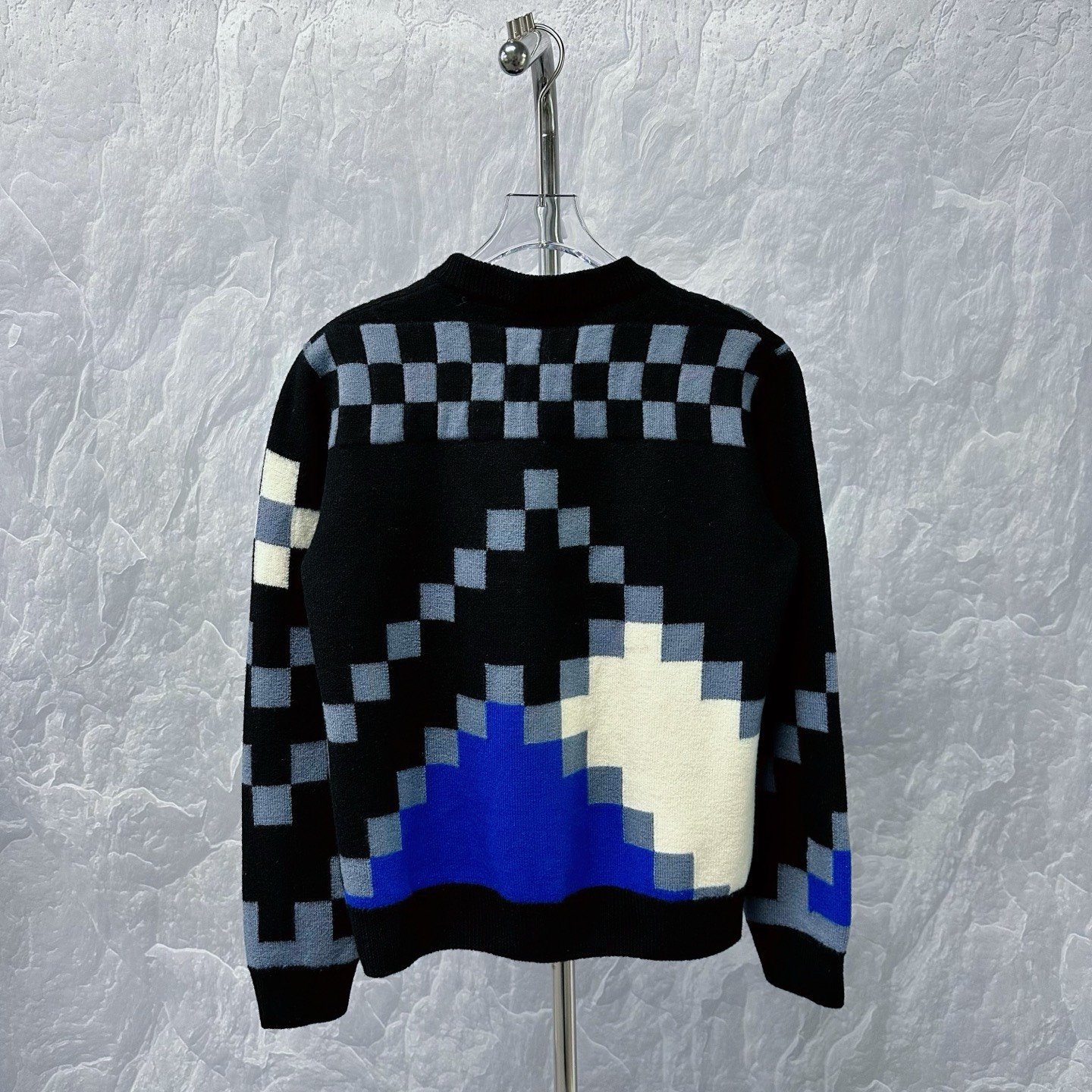 Louis Vuitton Checkerboard Wool Sweater XS — label