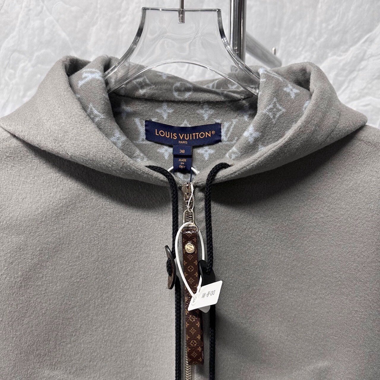 Louis Vuitton SS25 Monogram Hooded Jacket — front
