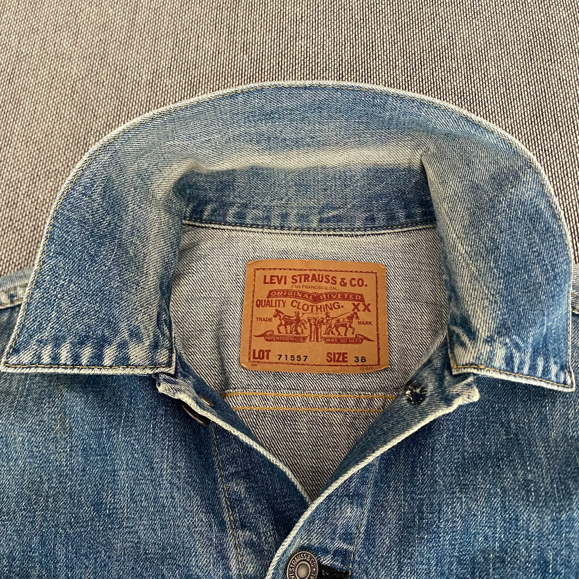 Levi's LVC71557 J30 Vintage Denim Jacket — detail