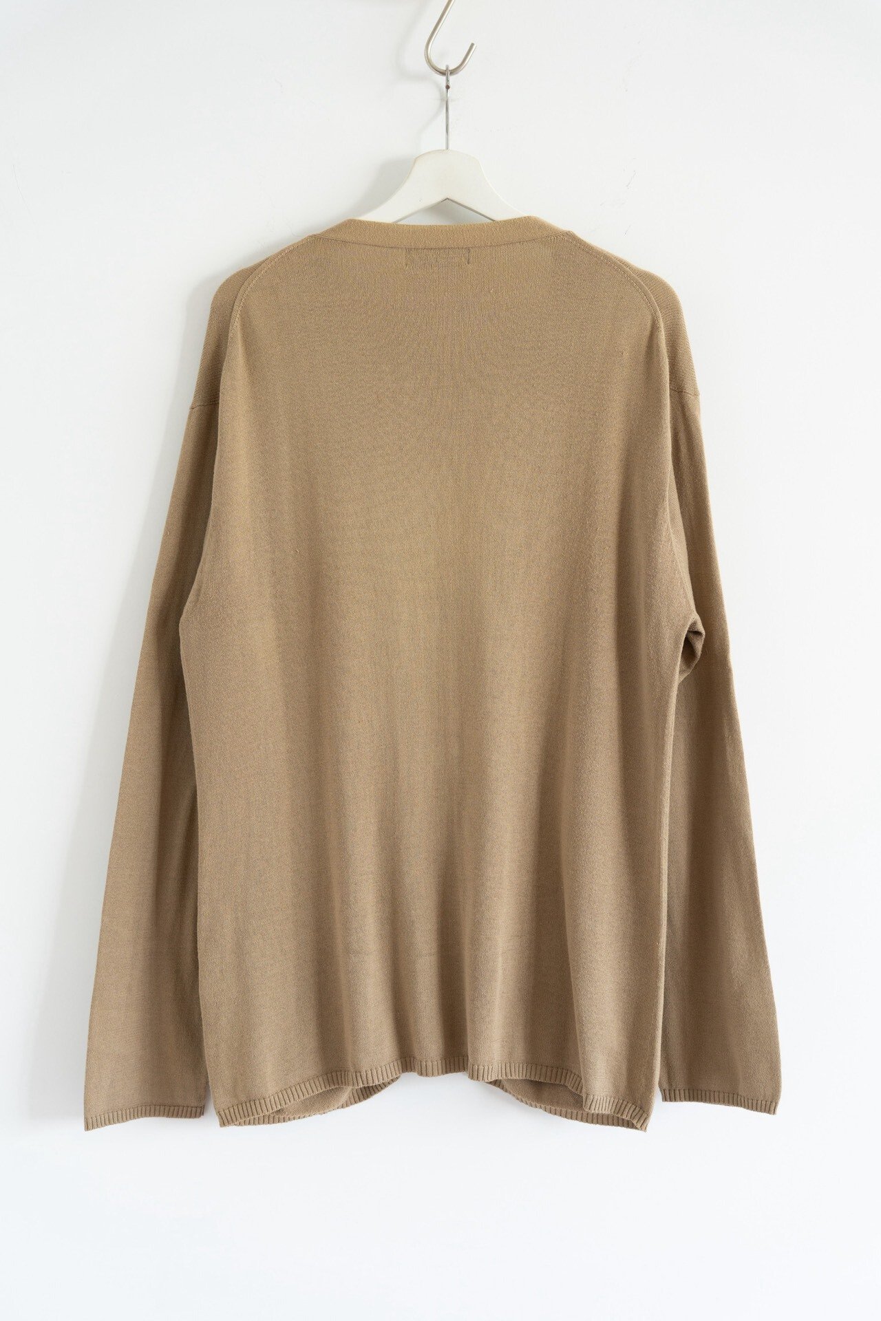 Yohji Yamamoto 05SS Camel Zip Cardigan — front