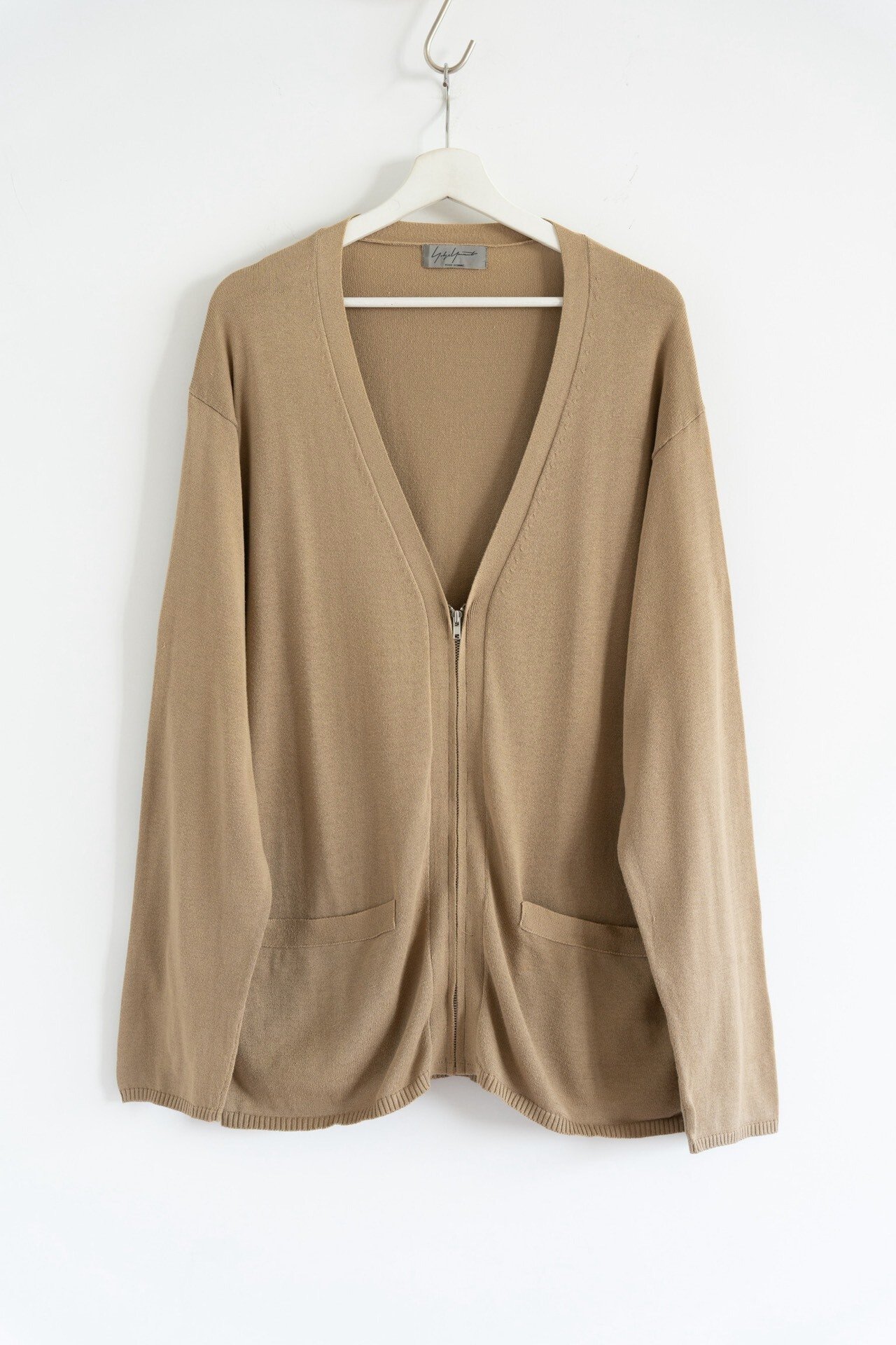 Yohji Yamamoto 05SS Camel Zip Cardigan