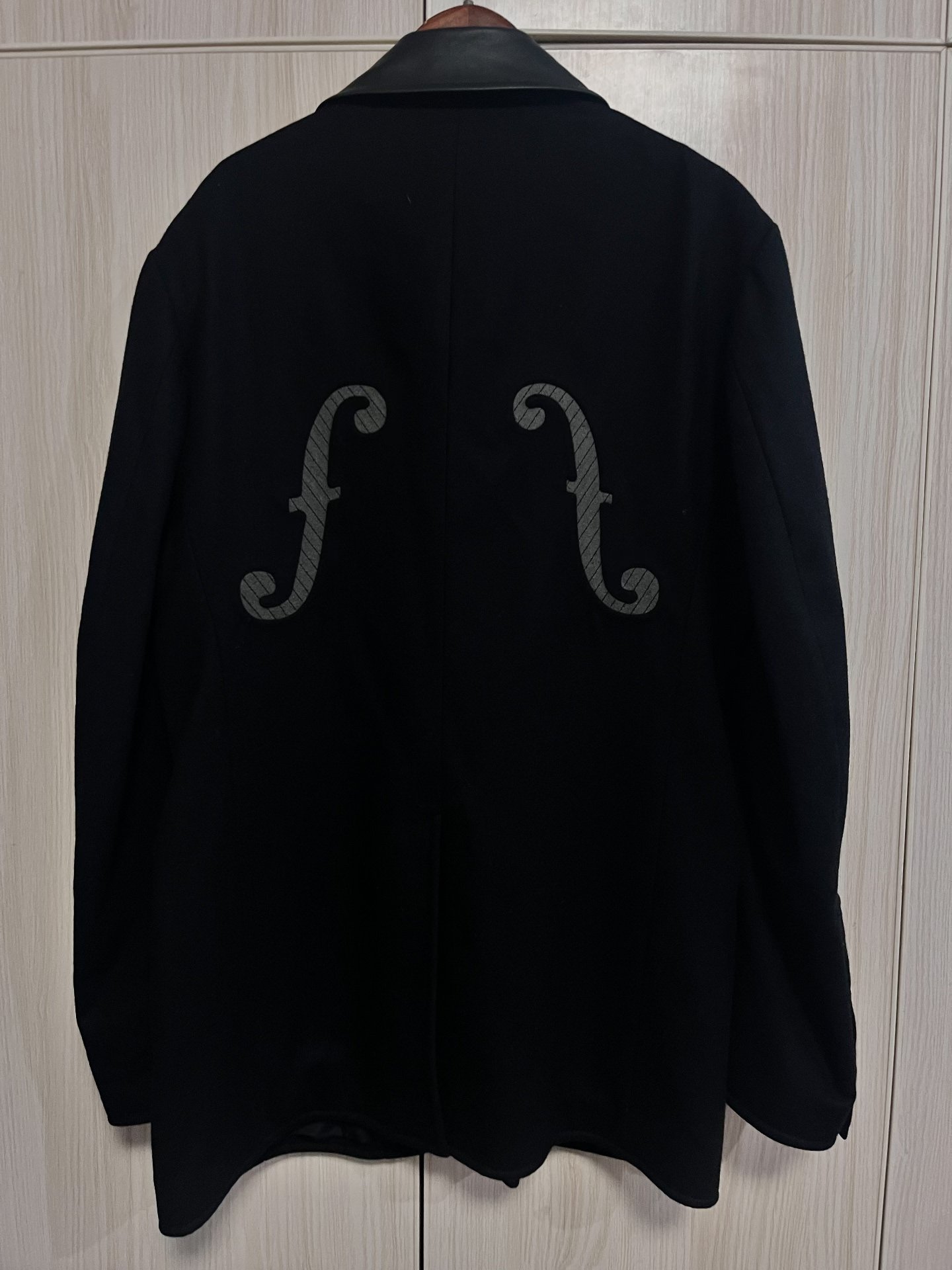 Yohji Yamamoto 06AW Baroque Note Coat — front