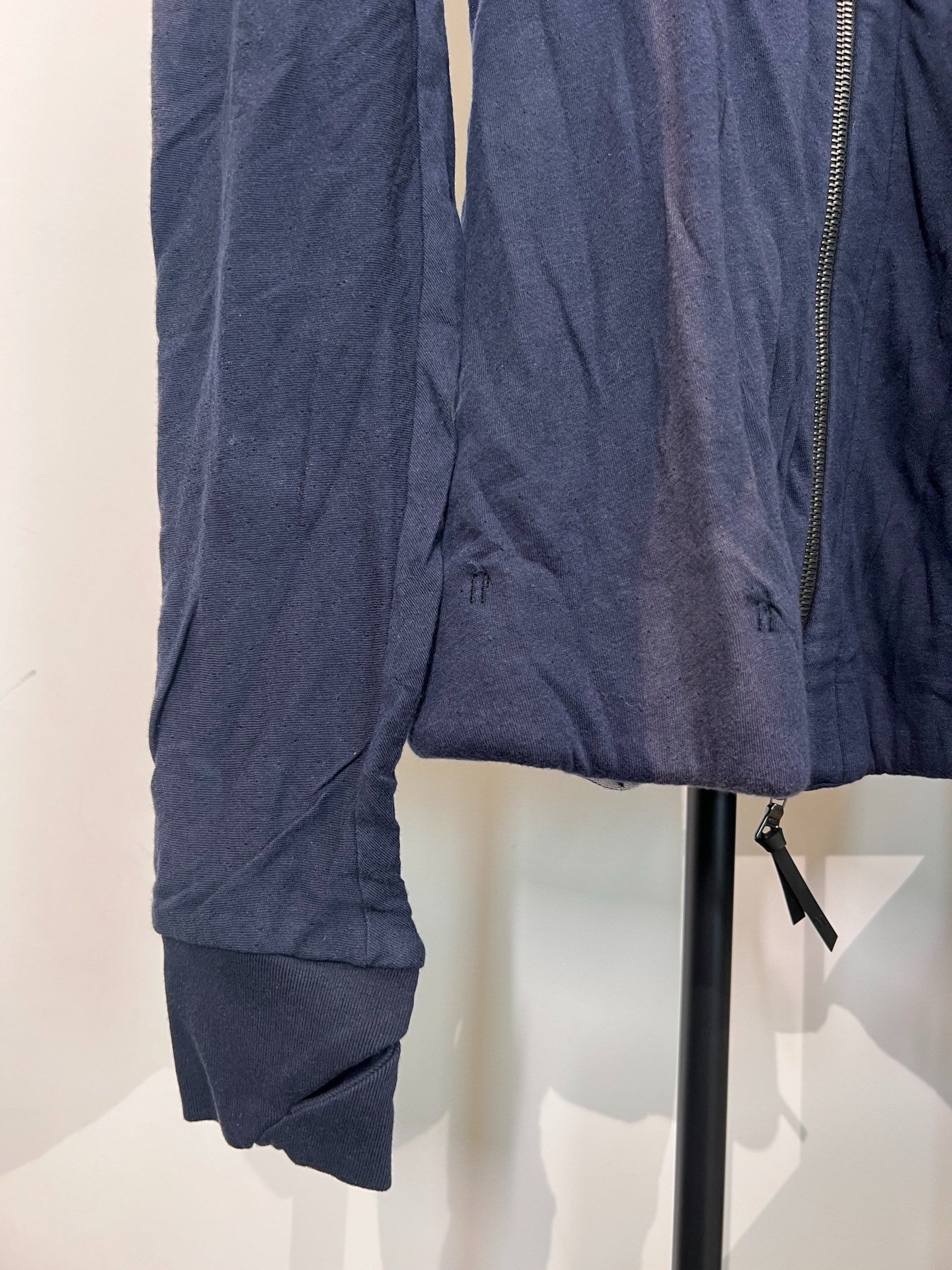Boris Bidjan Saberi 11by BBS Hooded Zip Sweatshirt — label