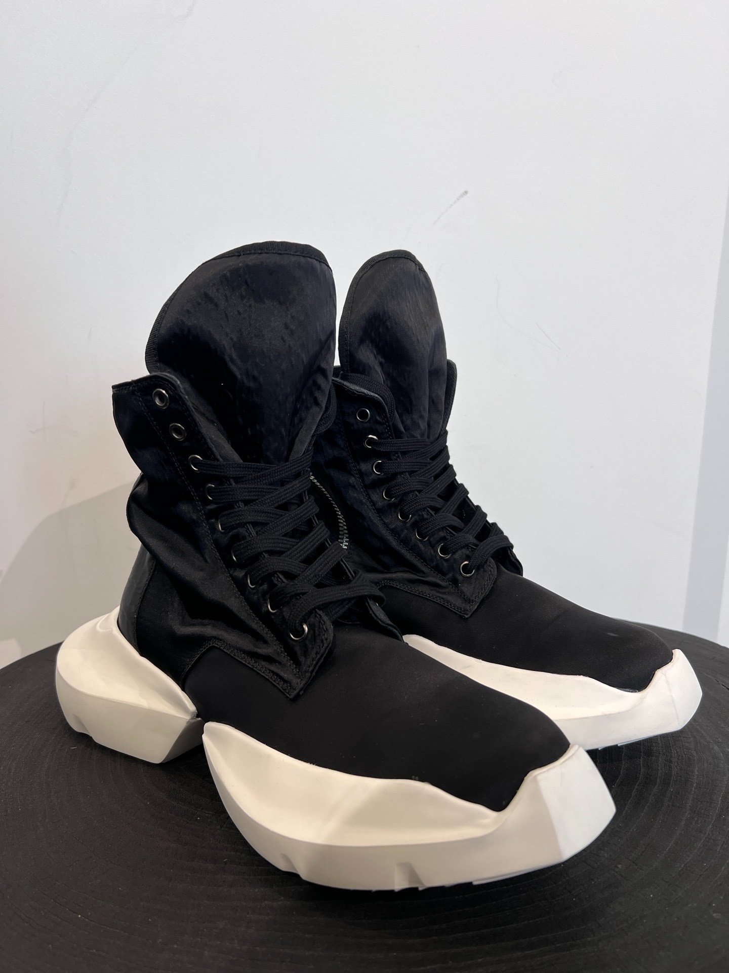 Rick Owens Drkshdw Nylon High-Top Sneakers