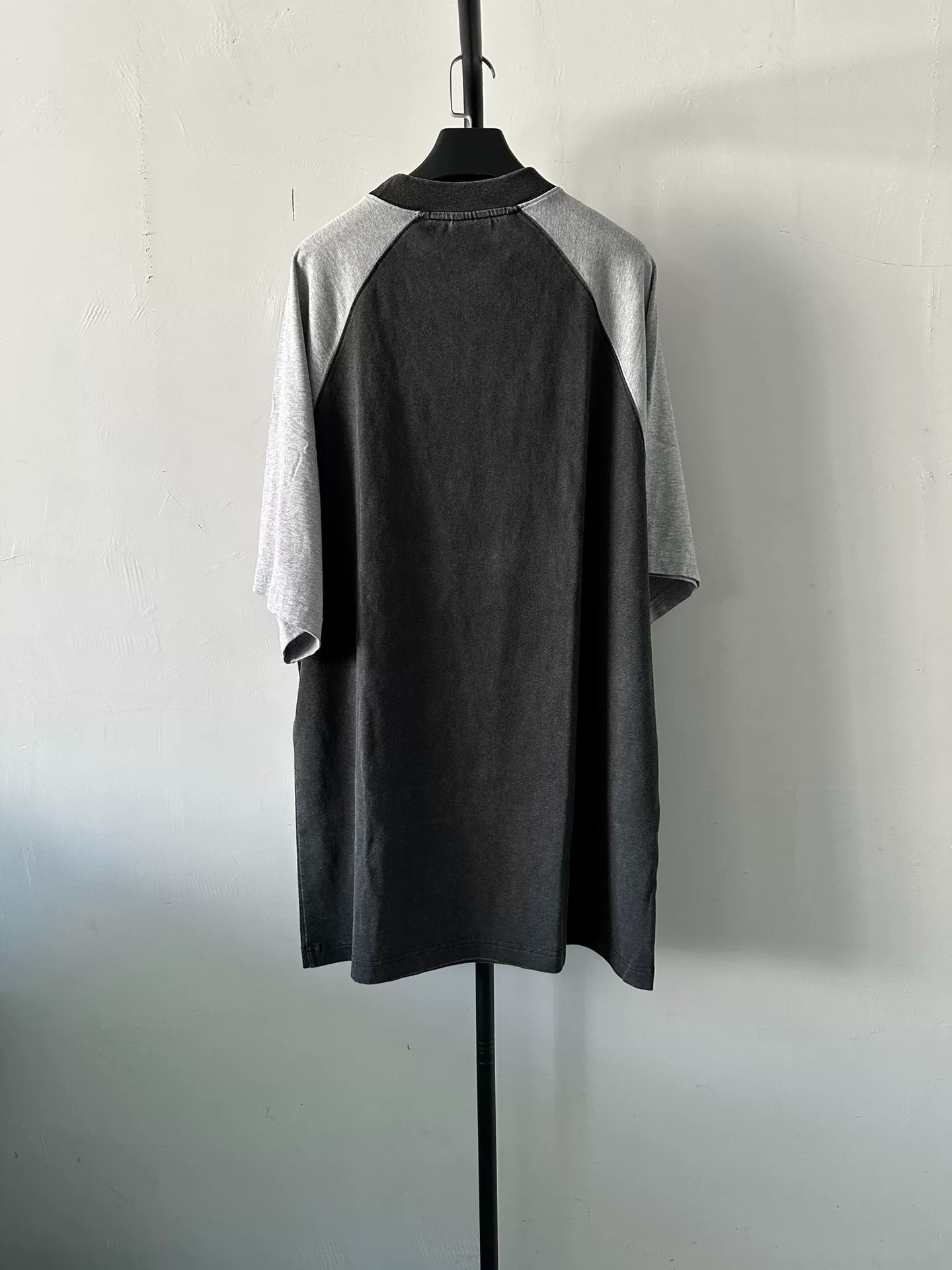 Balenciaga Logo Print Round Neck T-Shirt — front