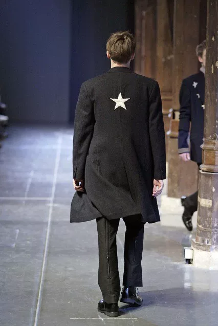 Yohji Yamamoto 06AW Star Embroidery Coat — label