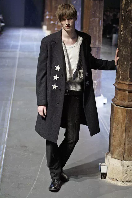 Yohji Yamamoto 06AW Star Embroidery Coat — back