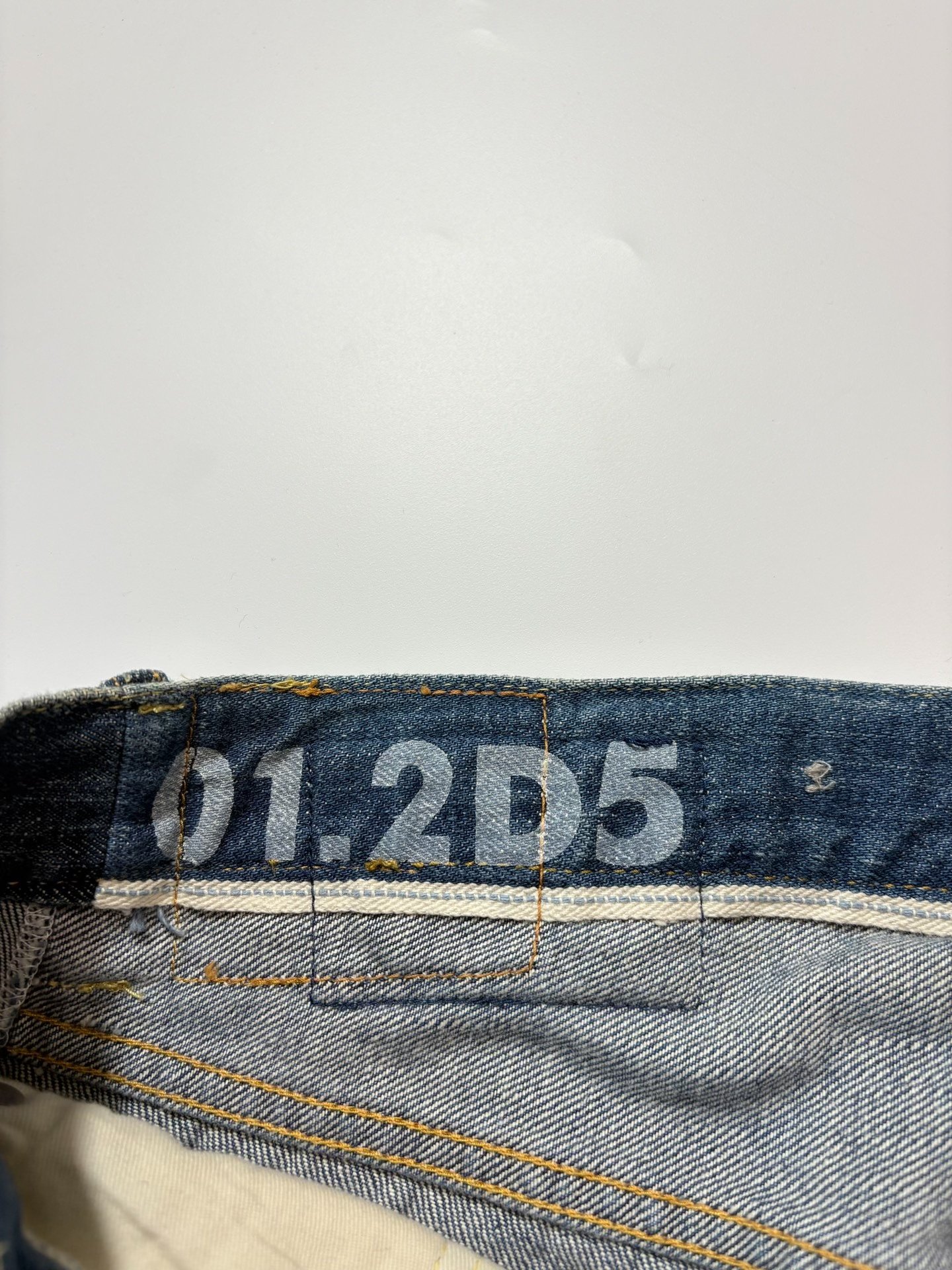 VISVIM 01.2D5 Polka Dot Jeans — back