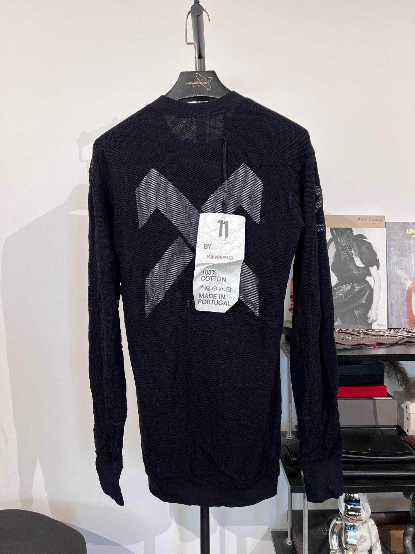 Boris Bidjan Saberi 11by BBS Reversible Printed Sweatshirt — detail