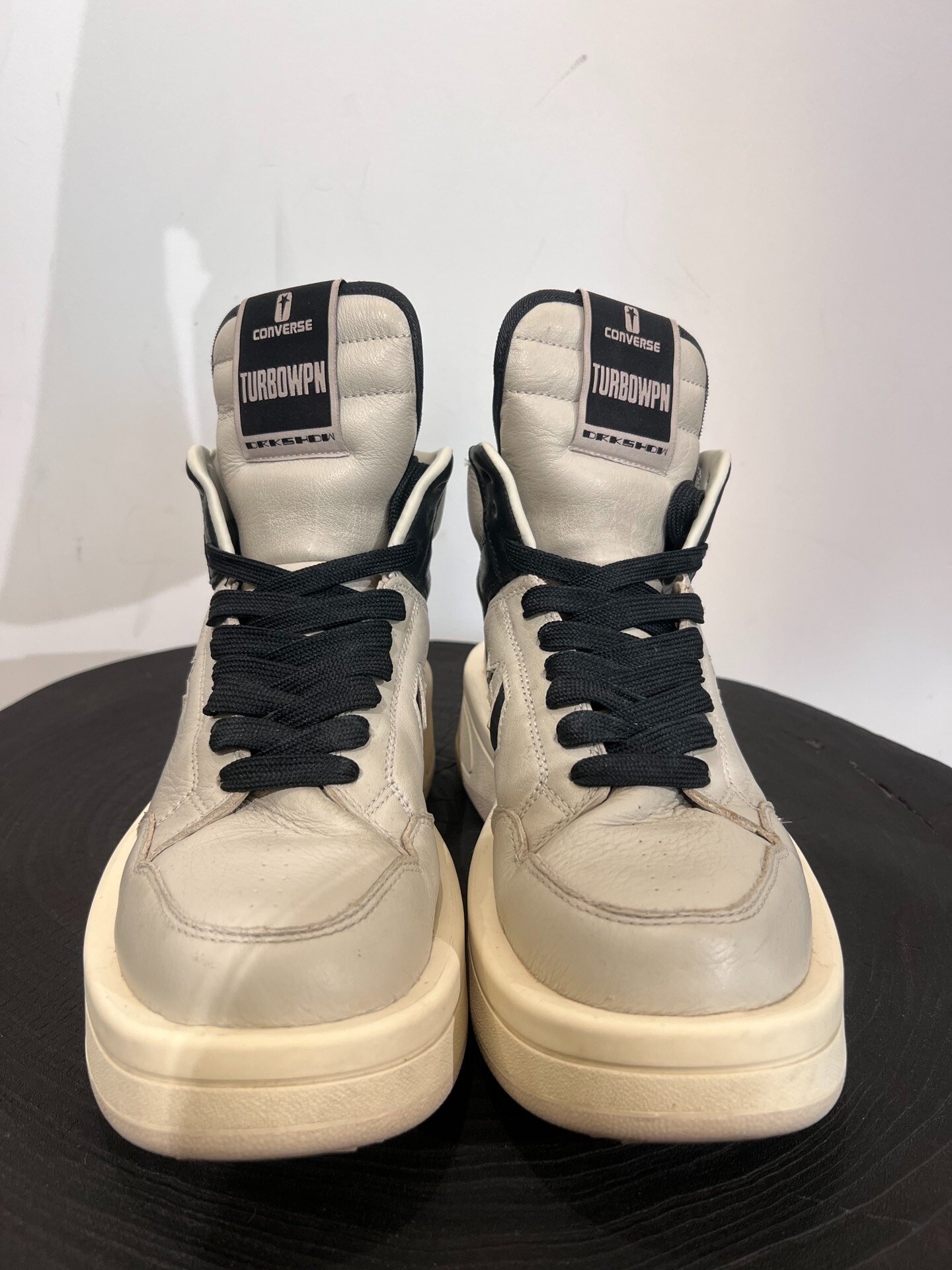 Rick Owens x Converse Oat High-Top Sneakers — detail