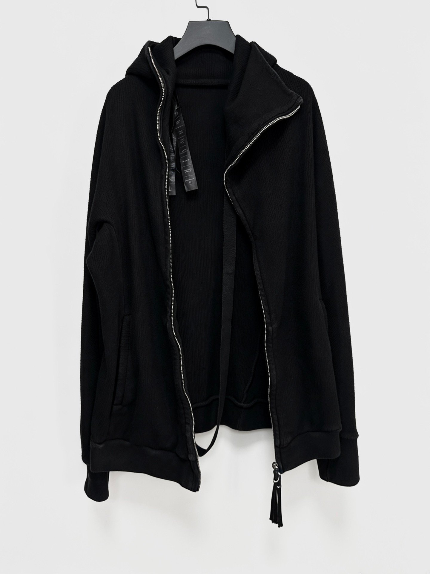 Boris Bidjan Saberi Ninja High Neck Hoodie — back