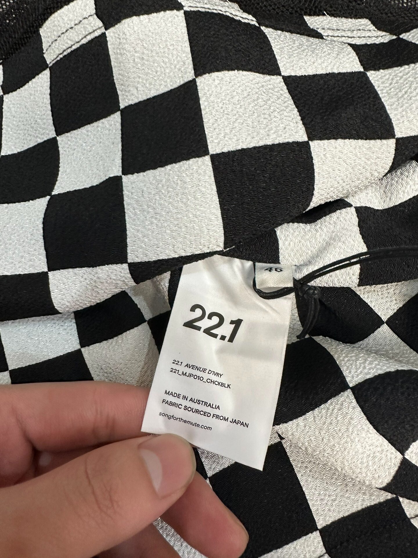 Song for the Mute Double Layer Long Sleeve — detail