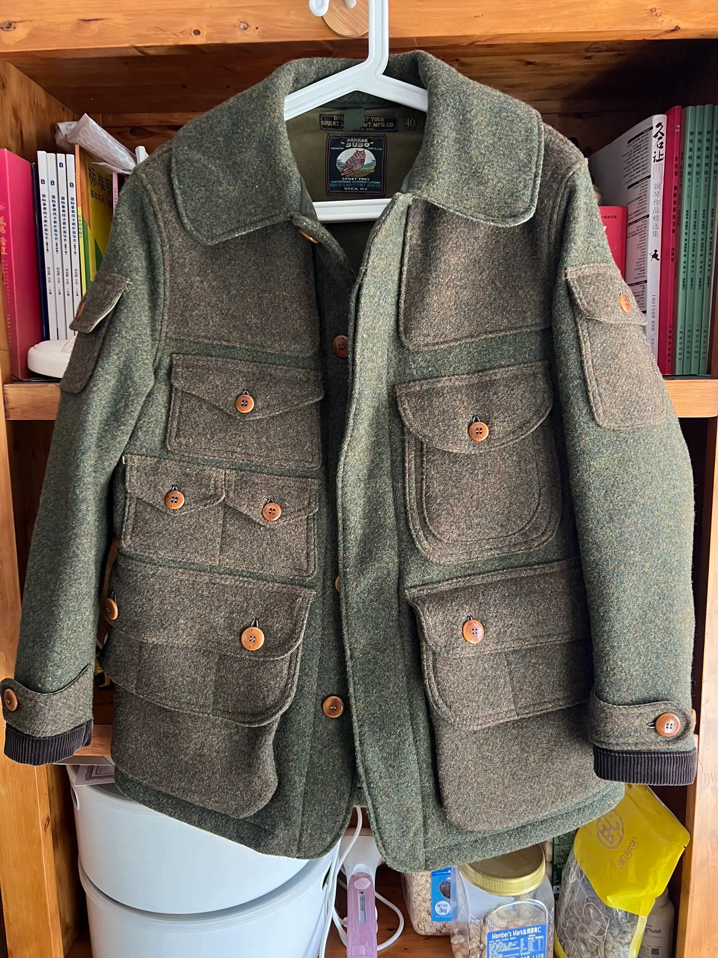 Freewheelers Green Turtle Hunting Coat — front