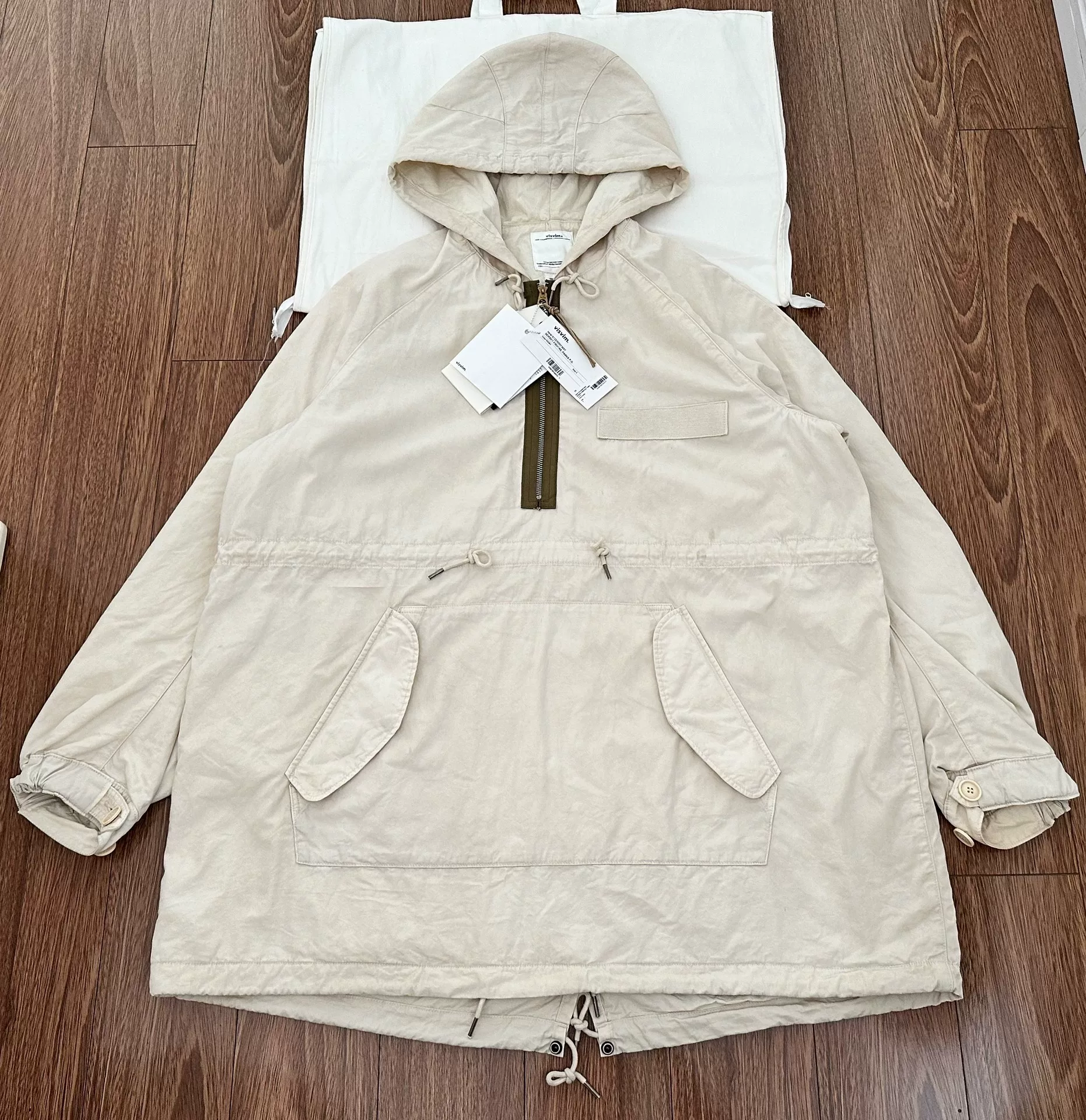VISVIM Dorset Fishtail Parka Half-Zip