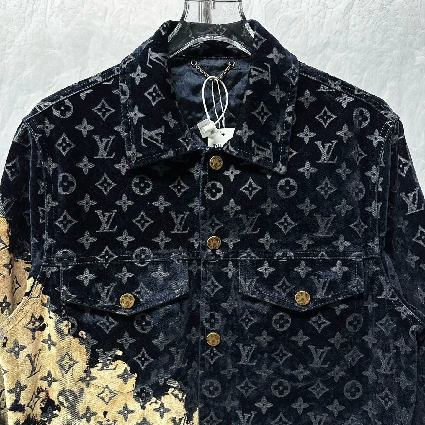 Louis Vuitton SS24 Fiery Cloud Denim Jacket — front