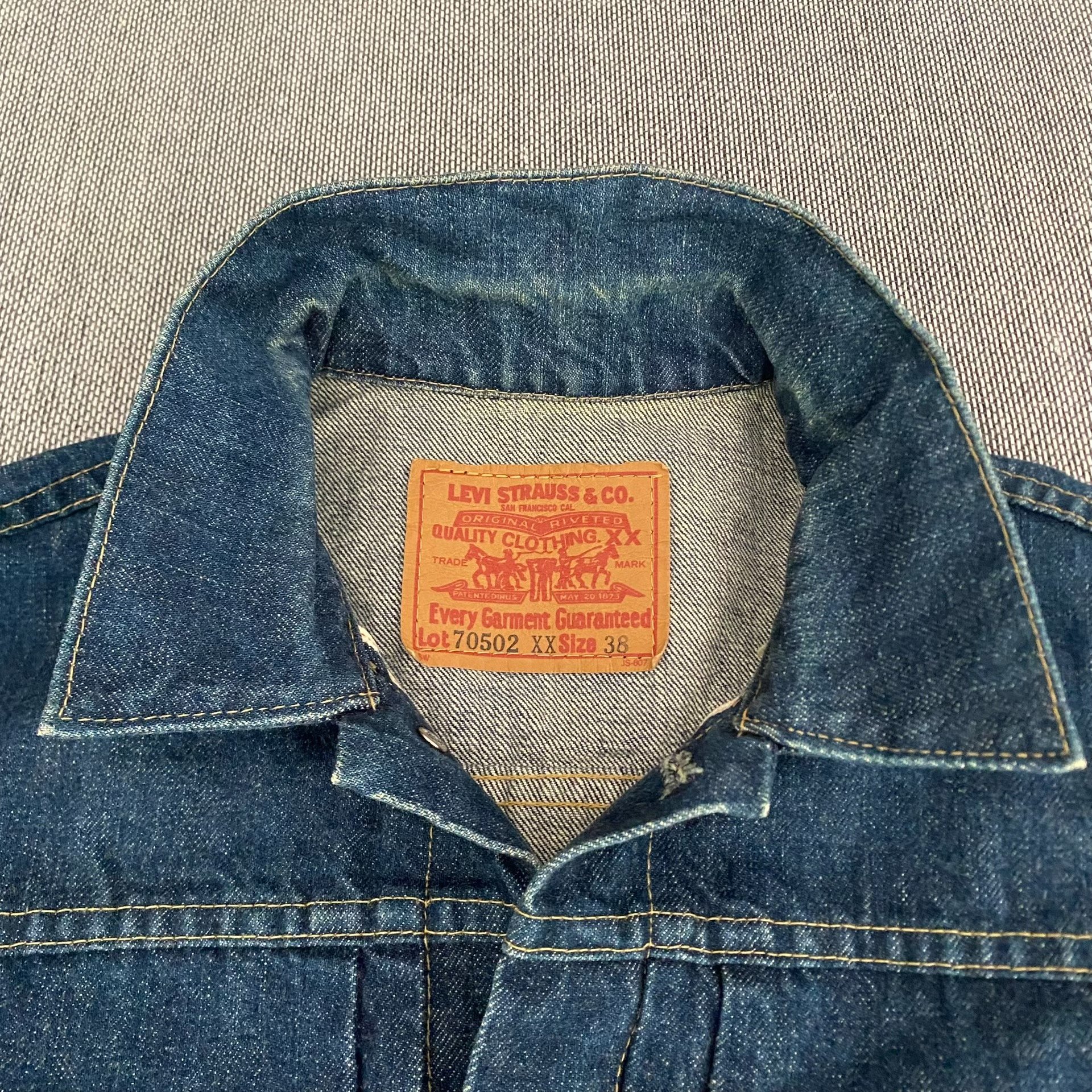 Levi's LVC 70502xx Denim Jacket — detail