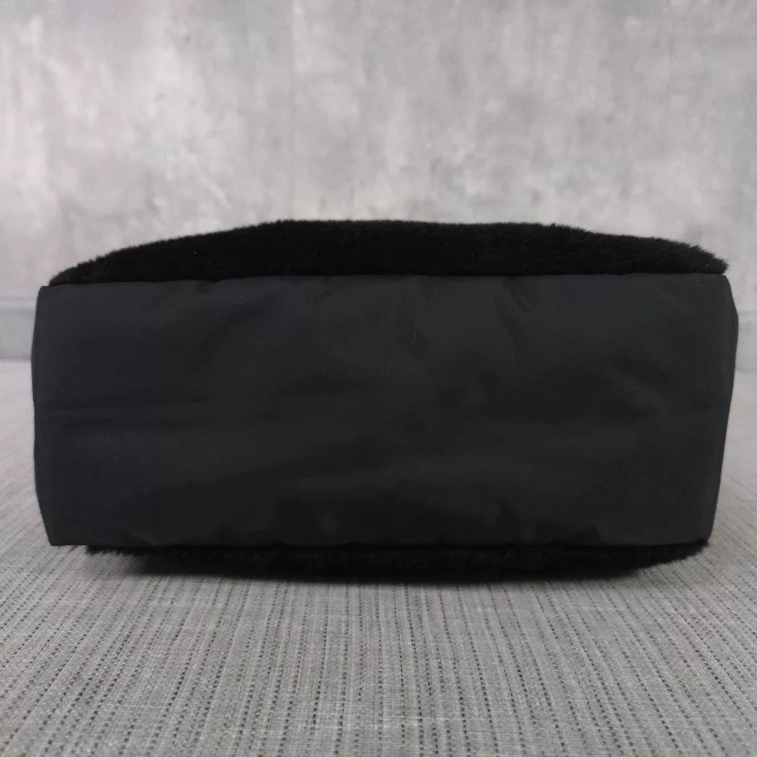 PORTER Y2K 2way Fur Nylon Bag — label