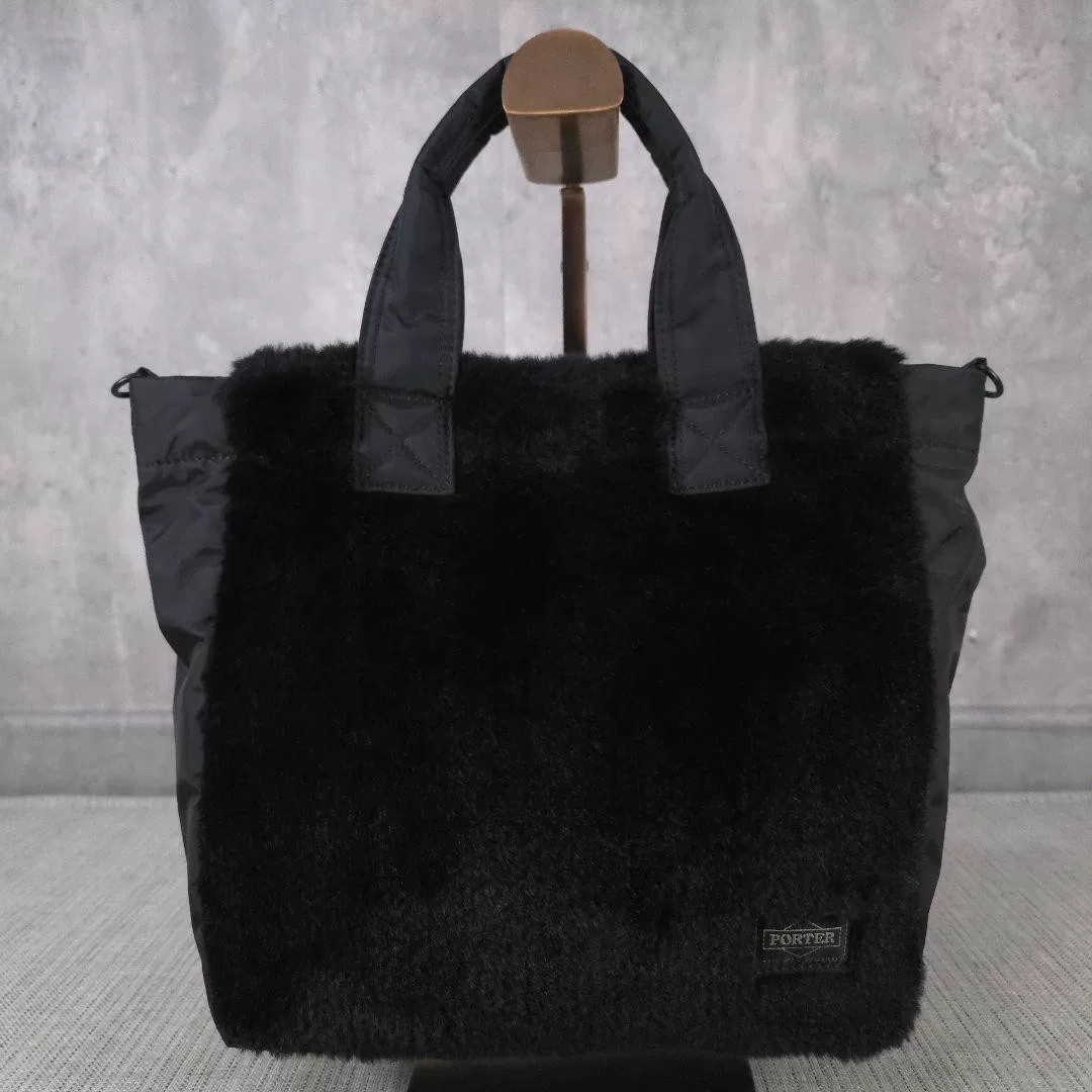 PORTER Y2K 2way Fur Nylon Bag