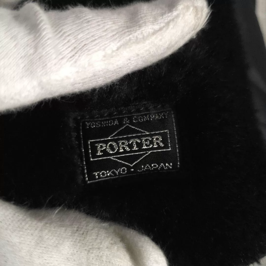 PORTER Y2K 2way Fur Nylon Bag — detail