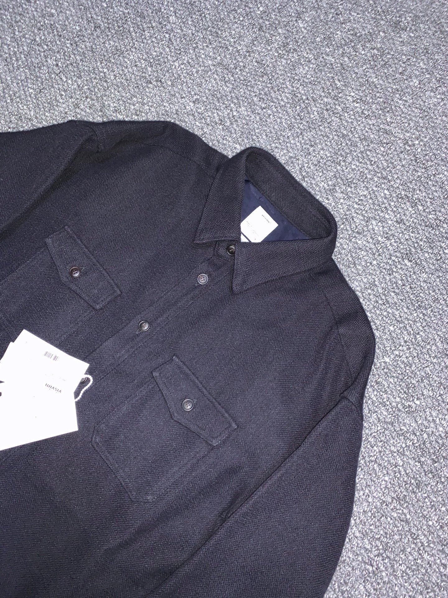 visvim Wool Linen Lumber Shirt — front