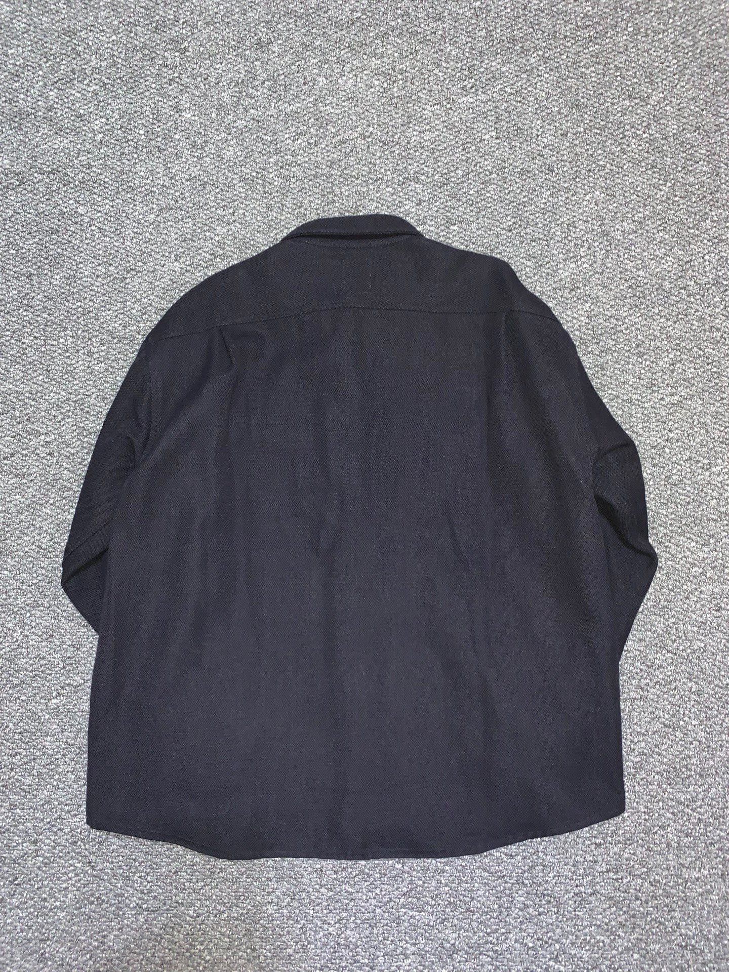 visvim Wool Linen Lumber Shirt — back