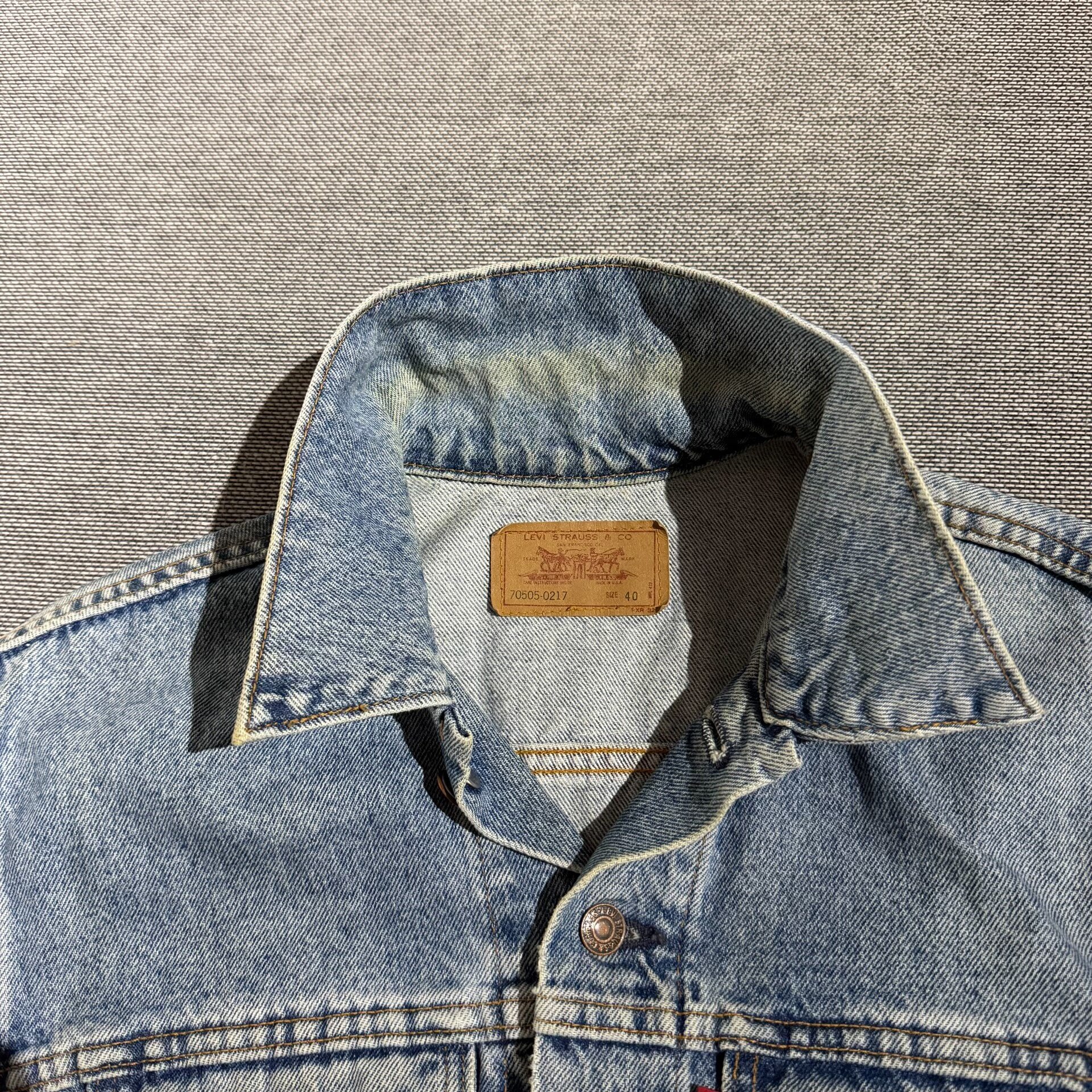 Levi's LVC70505 Denim Jacket — detail