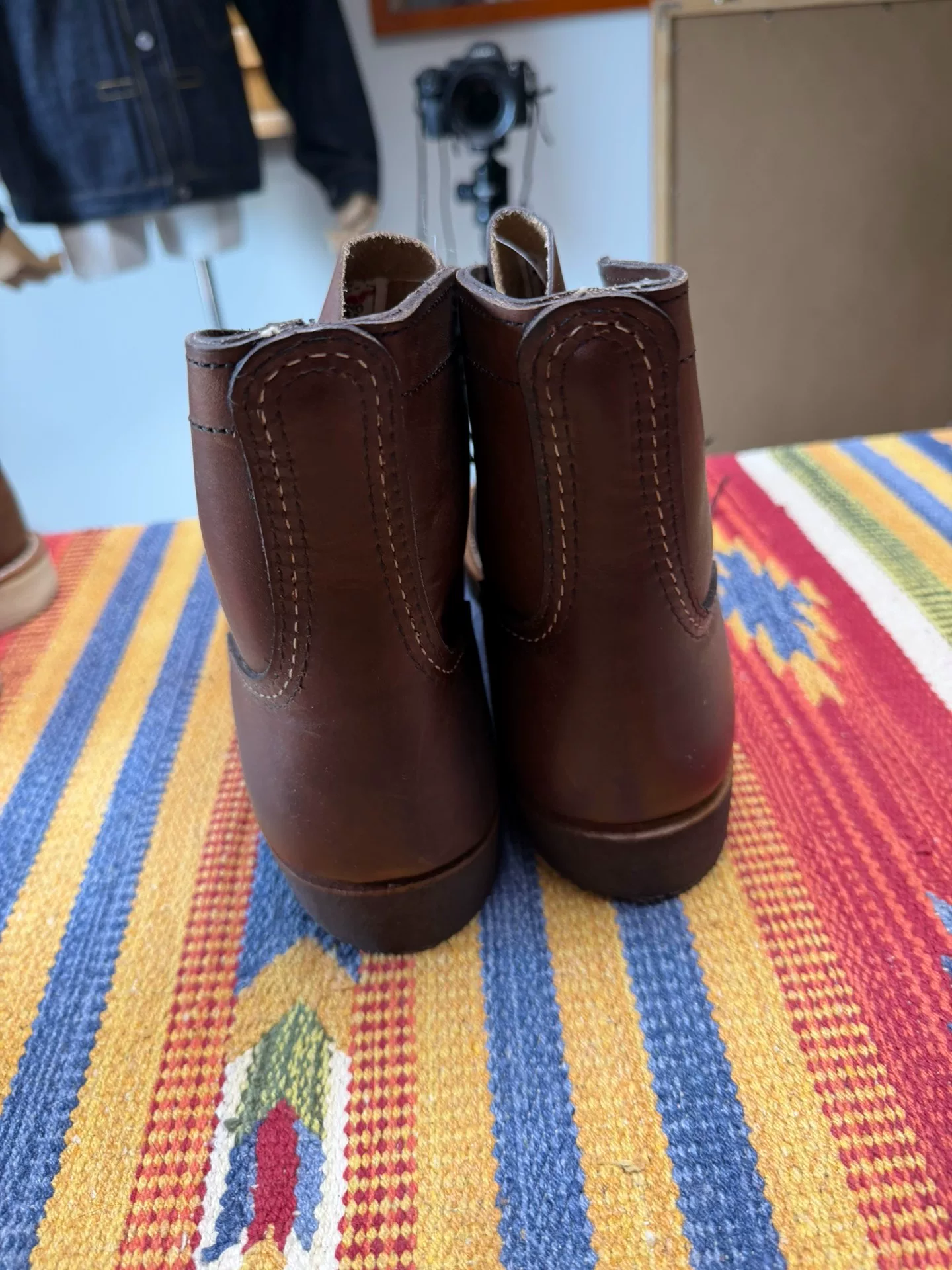 Redwing 8111 Leather Lace-up Boots — detail