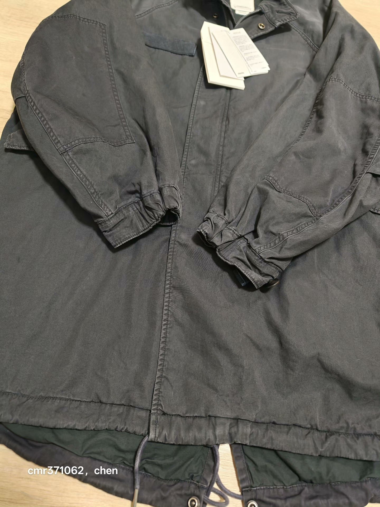 VISVIM 23AW SPOT SIX-FIVE FISHTAIL PARKA — label