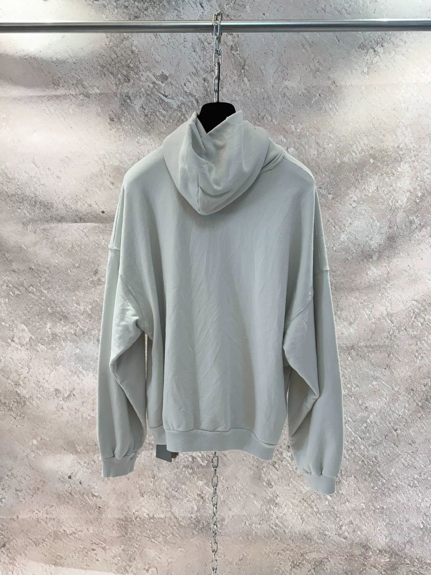 Balenciaga Planet Earth Graphic Hoodie — detail