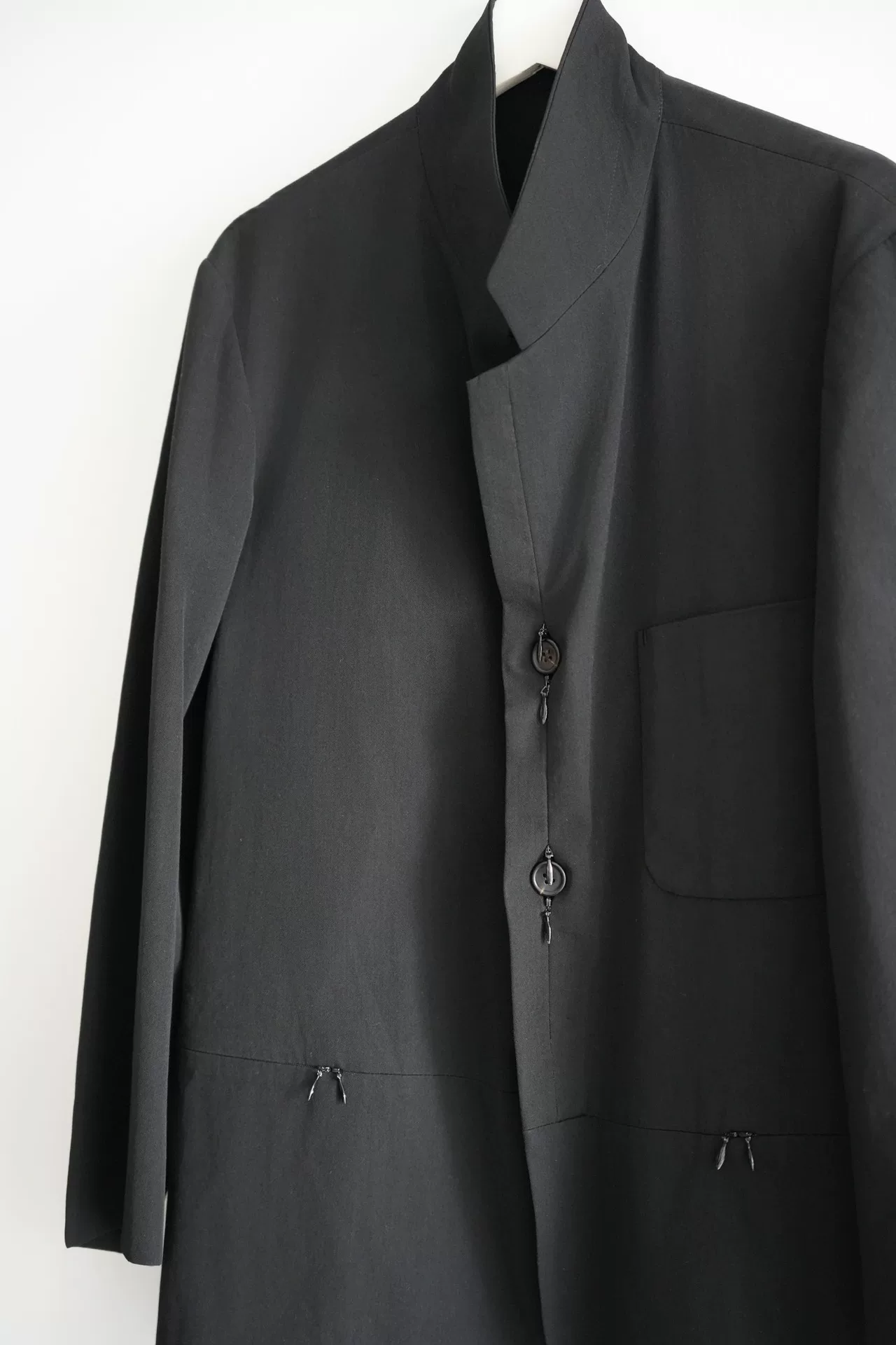 Yohji Yamamoto 01SS Waterdrop Zip Blazer — back