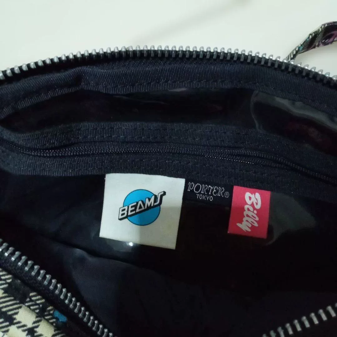 PORTER x BEAMS BOY x Billy Crossbody Bag — label