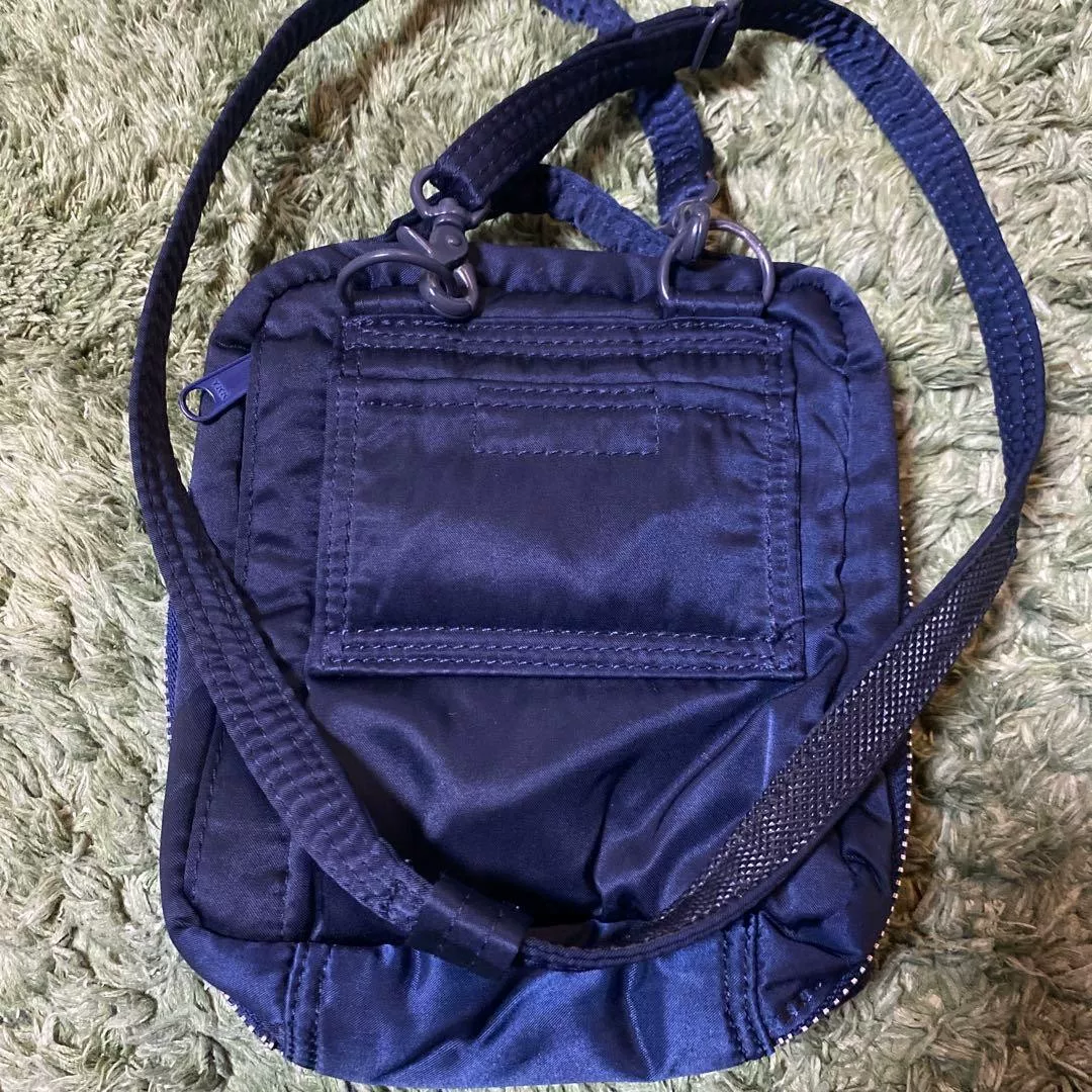 Porter Navy Blue Crossbody Bag — front
