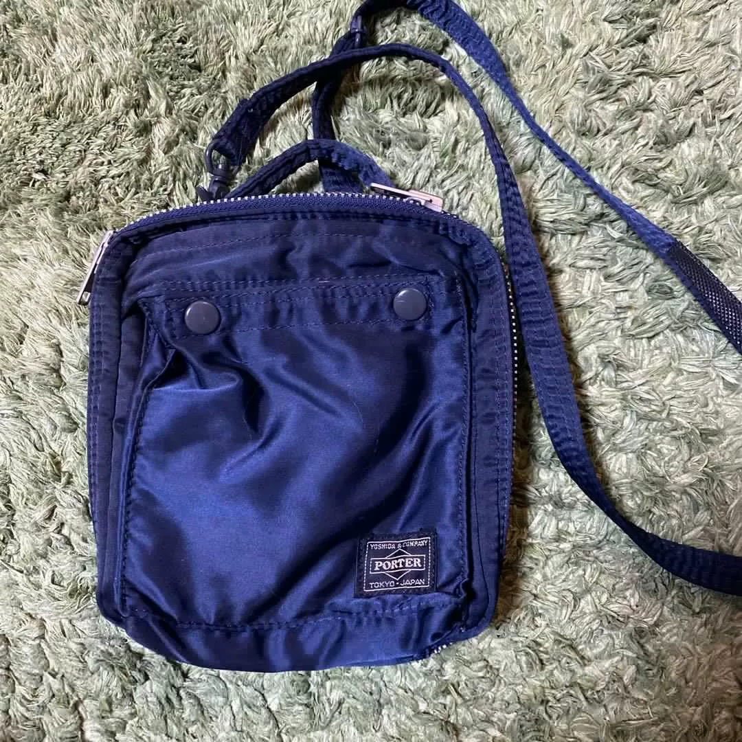 Porter Navy Blue Crossbody Bag