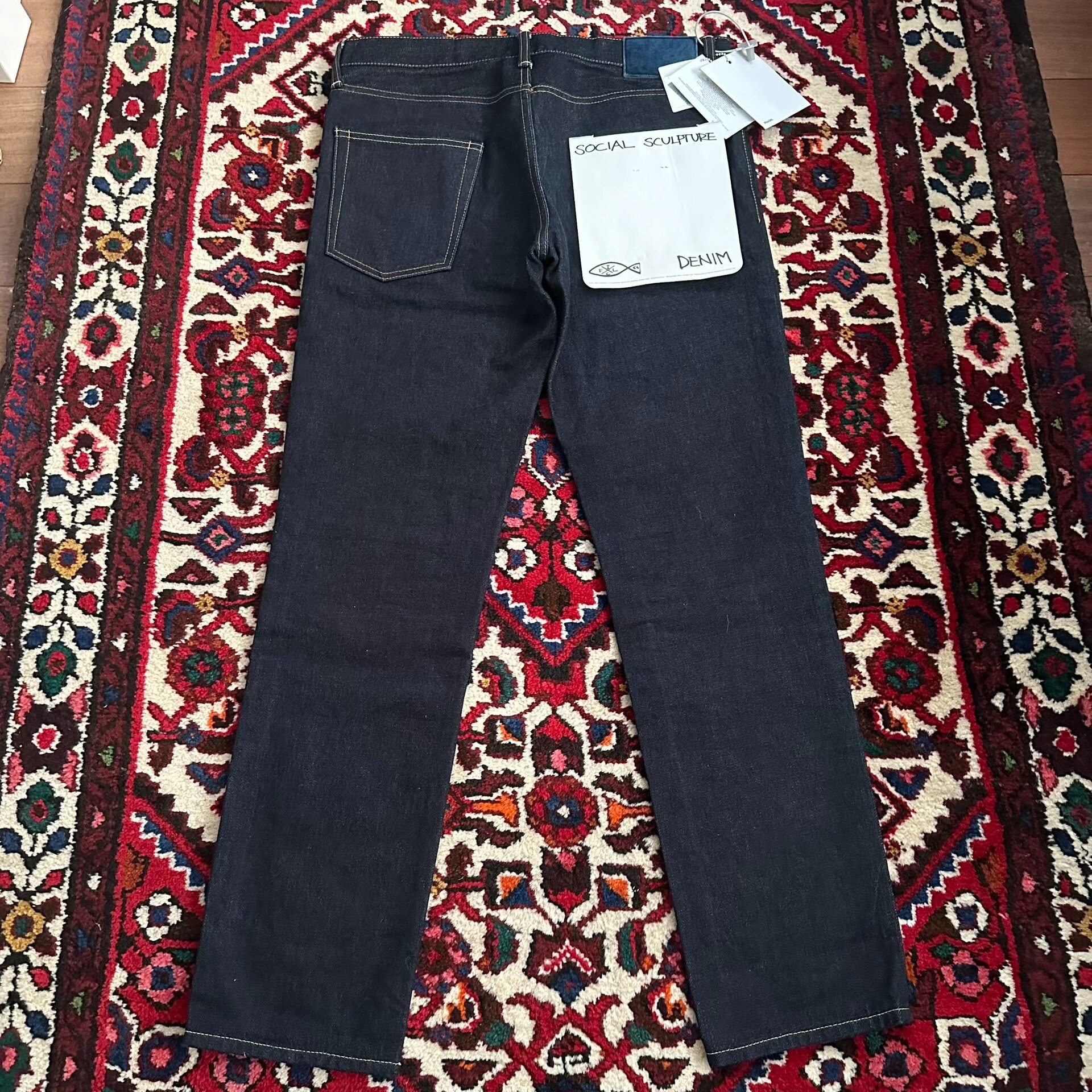 visvim 18aw 04r Raw Denim Jeans — detail