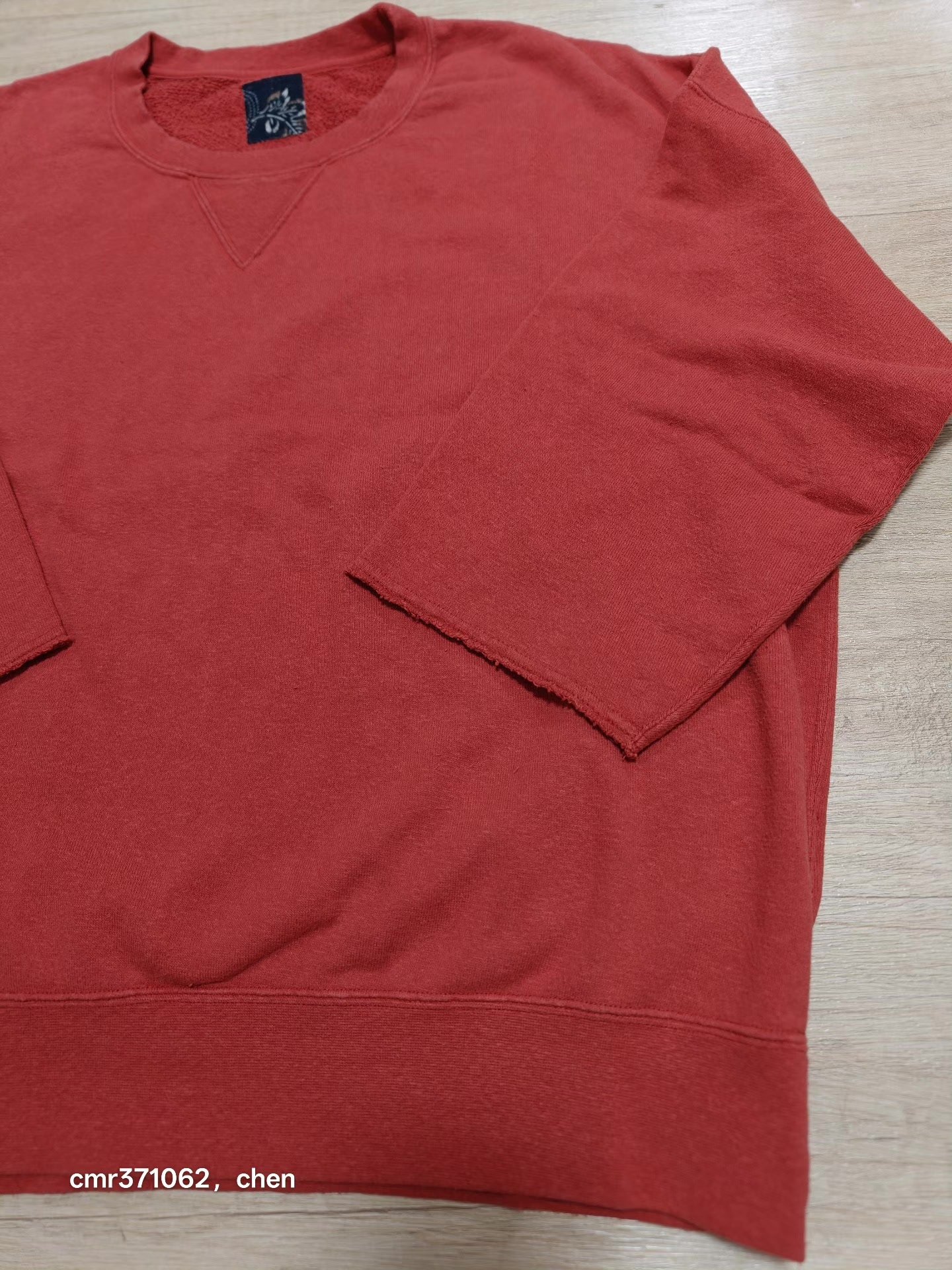 VISVIM 21 AMPLUS 3/4 Loose Sweatshirt — detail