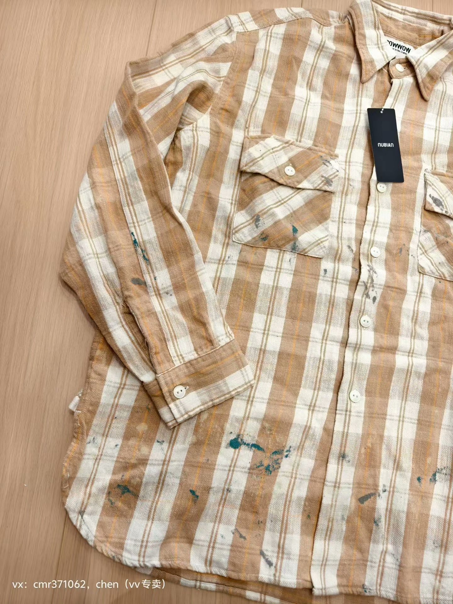 Bow Wow Painted Painter Flannel Shirt — front