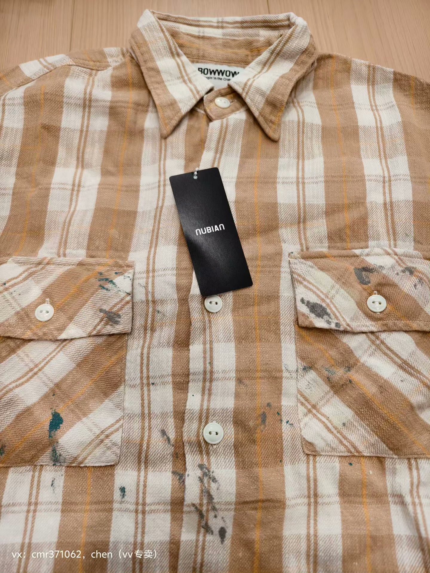 Bow Wow Painted Painter Flannel Shirt — back