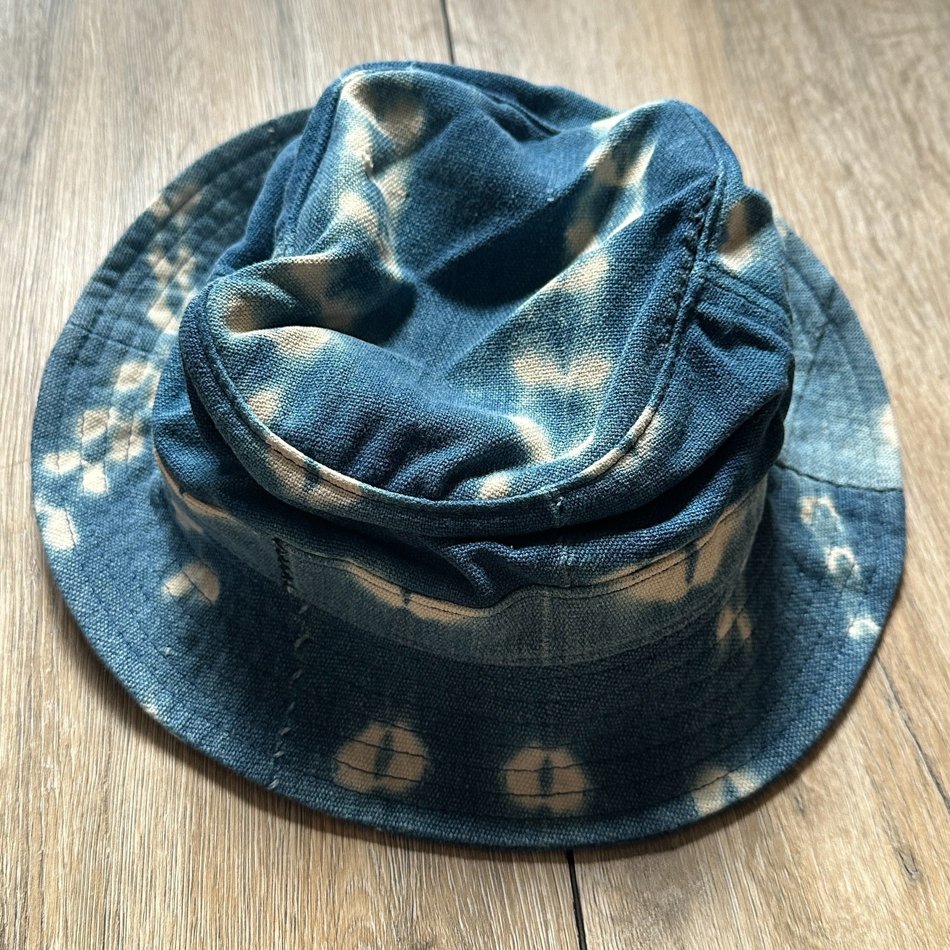 js homestead indigo vintage bucket hat