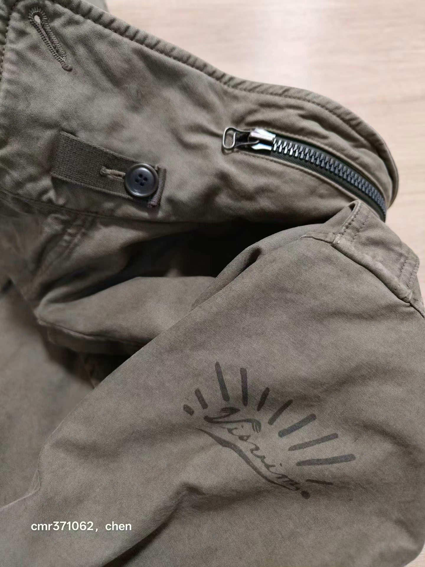 visvim 20SS Bickle Damaged Jacket — detail