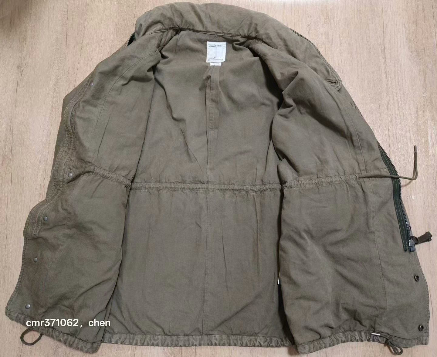 visvim 20SS Bickle Damaged Jacket — back