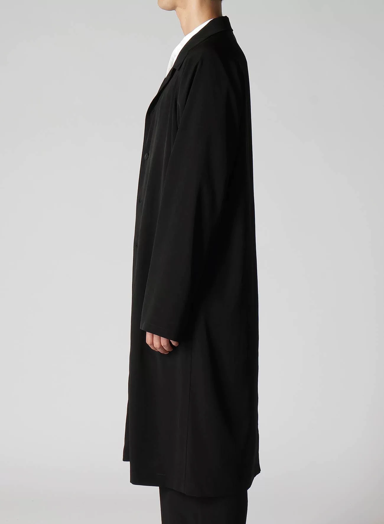 Yohji Yamamoto 24SS Raglan Sleeve Coat — label