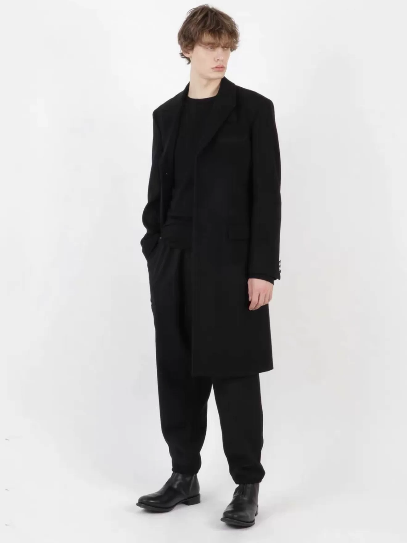 Yohji Yamamoto 21SS Dr.Jkt Tassel Coat — label